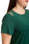 Блузка 735 Luxury Plus (Темно-зелёный)