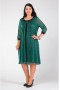Платье "СКС" 4724 (Черный/зеленый блеск)