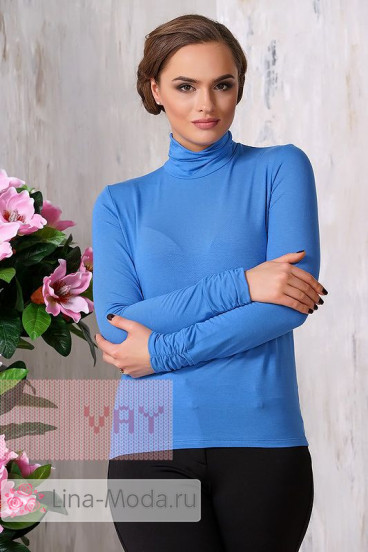Блуза ВК-19 Фемина (Ярко-голубой)