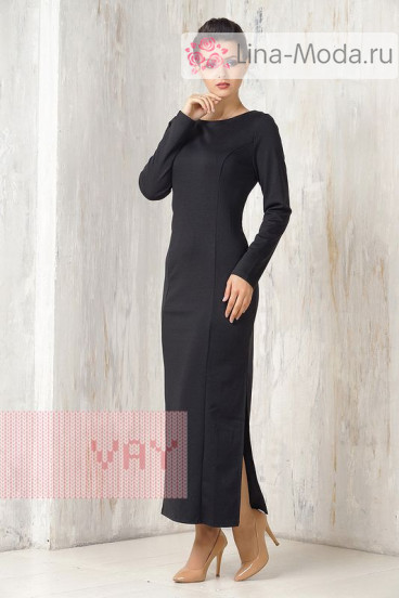 Платье женское 3327 Фемина (Черный)