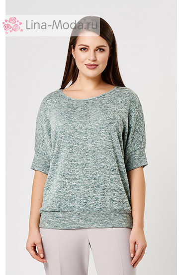 Блуза "Лина" 4195 (Зеленый)