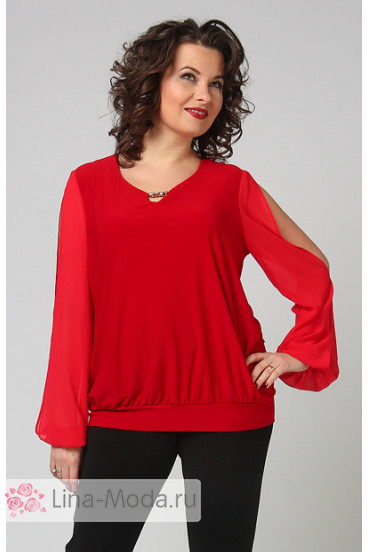 Блуза "СКС" 4642 (Красный)