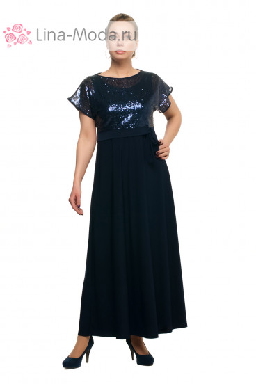 Платье "Олси" 1705026/2V ОЛСИ (Темно-синий)