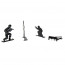 Мишень (WoSport) Солдатики 8см (4 шт.)